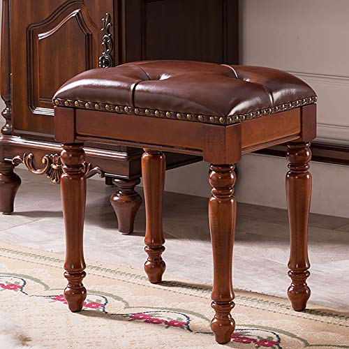 KOIAMVZW Banc de Piano en Cuir Tabouret de Piano Vintage Banc de Piano avec Pied en Bois Massif Tabouret de vanité avec siège rembourré Cuir PU Marron Bleu - Les Beatles, Paul McCartney, John Lennon, RIngo Starr, George Harrison KOIAMVZW Banc de Piano en Cuir Tabouret de Piano Vintage Banc de Piano avec Pied en Bois Massif Tabouret de vanité avec siège rembourré Cuir PU Marron Bleu – Image 3