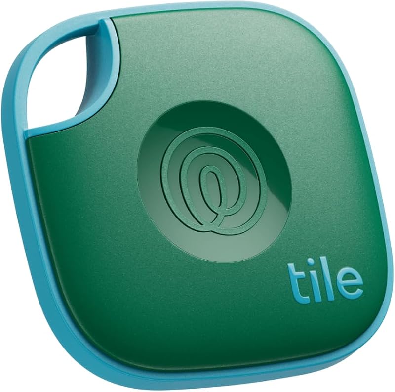Tile by Life360 Mate - Localizador Bluetooth, localizador de Llaves y localizador de Objetos para Llaves, Bolsos y Mucho más.Compatible con iOS y Android. Paquete de 1 (Green Surf)