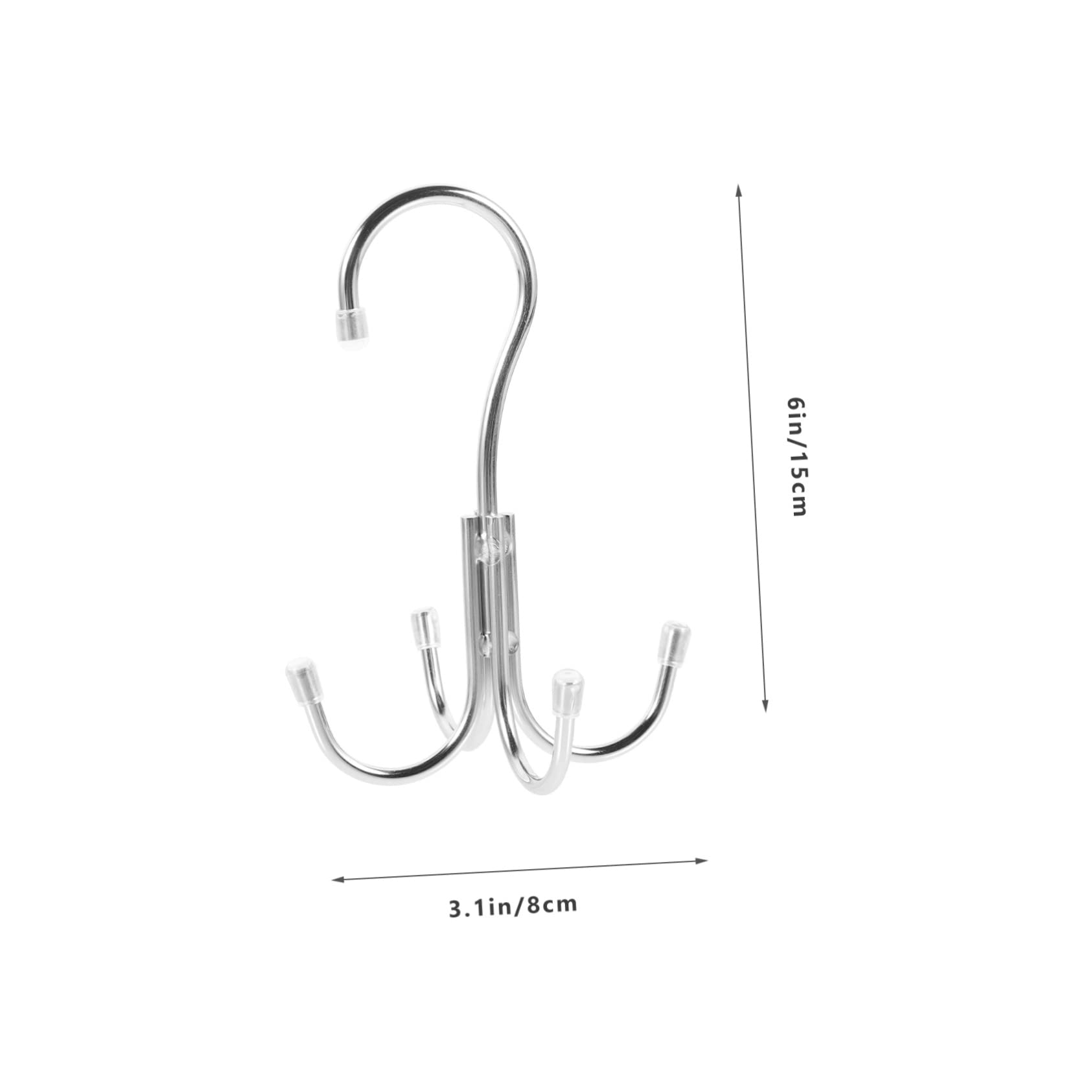 Ciieeo 360° Rotating Hanger Closet Hanging Organizer Scarf Hangers Over Door Hook Multi Hook for Shoes