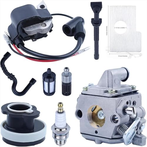 Carburateur pour tronçonneuse MS170 MS180 kit bougie durite filtre bobine d'allumage