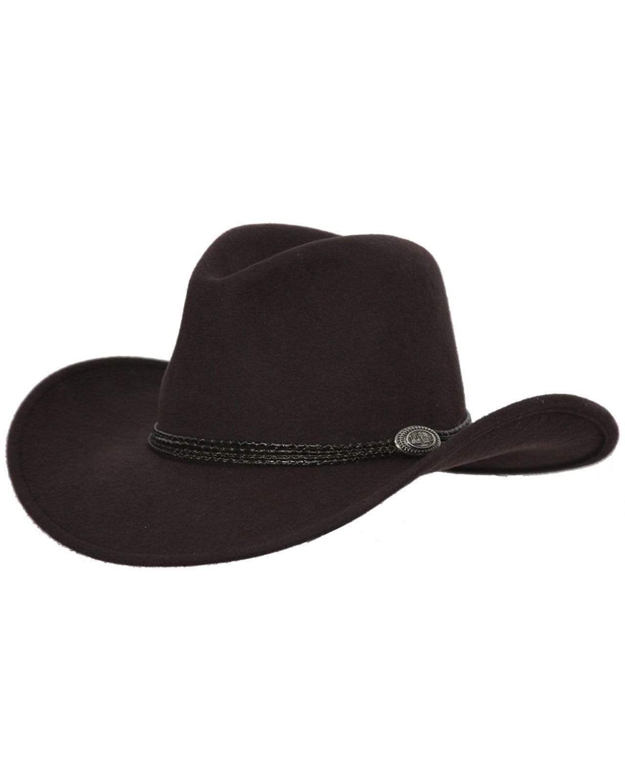 Outback Trading Company Men's 1307 Shy Game Water-Repellent Crushable UPF 50 Australian Wool Western Cowboy Hat