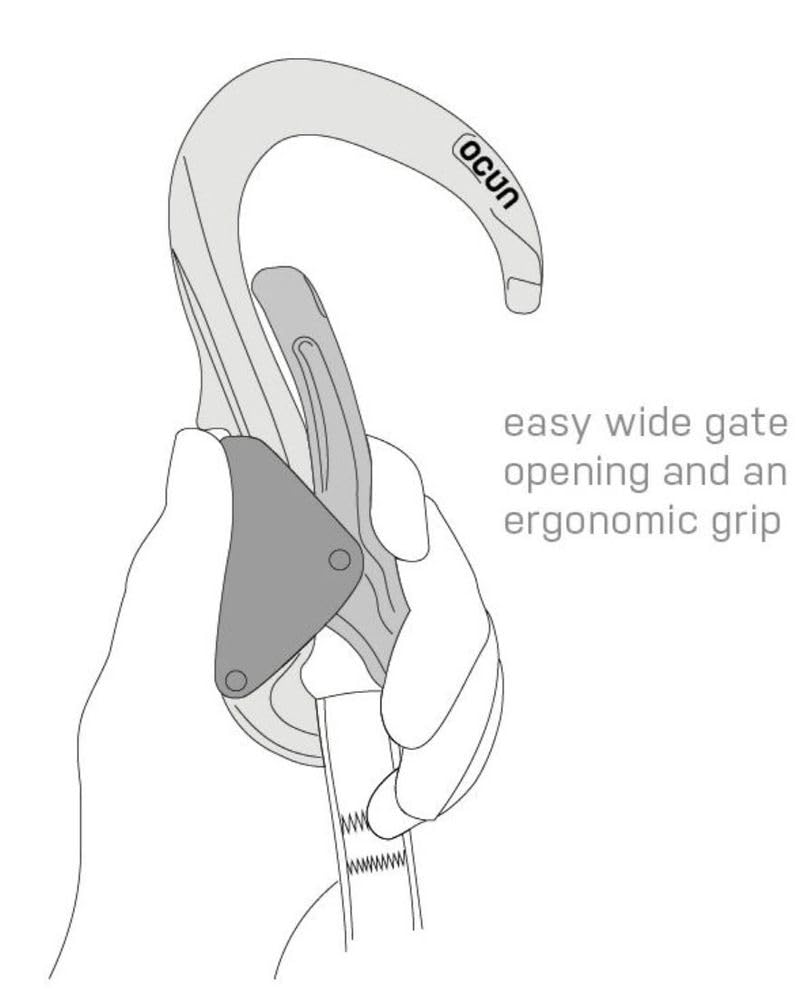 Ocun Captur Pro Swivel Longe de Via ferrata, Uni