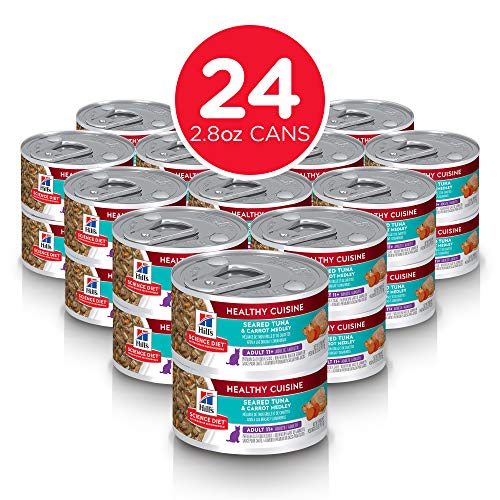 Hill's Science Diet Wet Cat Food, Adult 11+ for Senior Cats, Healthy Cuisine