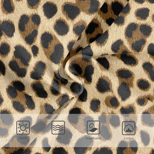 Joisal Toddler Underwear Floral 2t Cotton Little Girl Panties Fancy Undies Kids Briefs Brown Leopard Print3