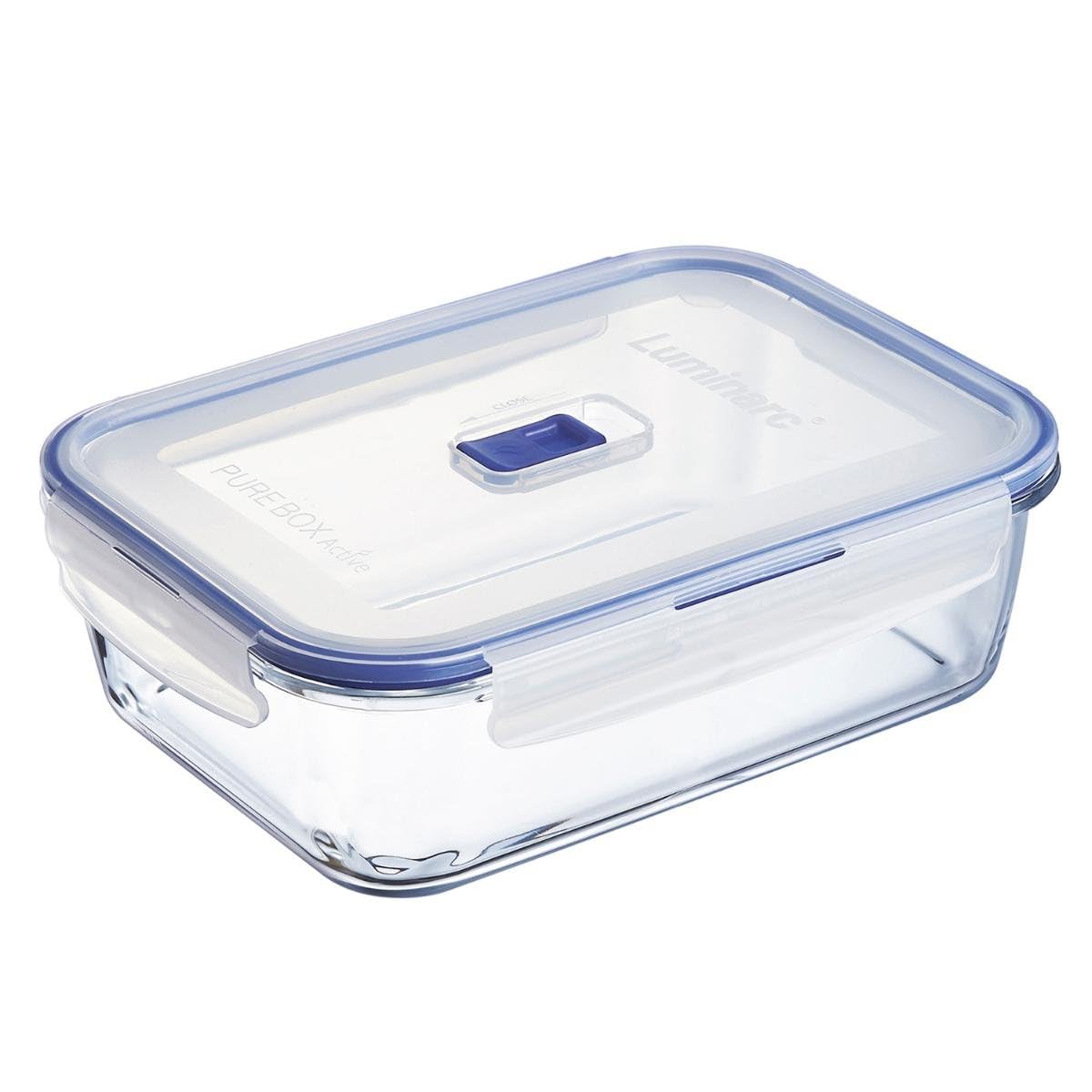 Luminarc Pure Box Active Récipient rectangulaire hermétique - 197cl Bicolore