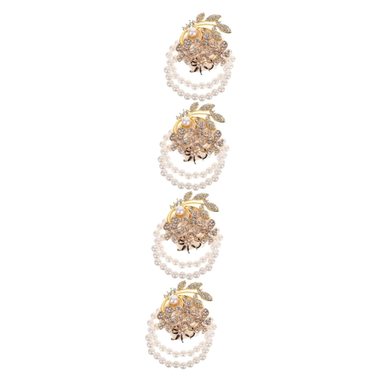 FOMIYES Decorazione Floreale da Polso per Ballo di Fine Anno per Ragazze per Donne per Matrimonio per Damigella d'Onore per Bouquet Bracciale con Strass per Addio Nubilato