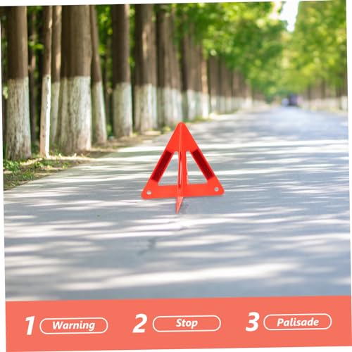Cabilock Reflective Warning Triangle Kit Reflective Device for Cars Folding Roadside Triangles for Breakdown Scenarios Portable Vehicle Safety Gear - Image 7