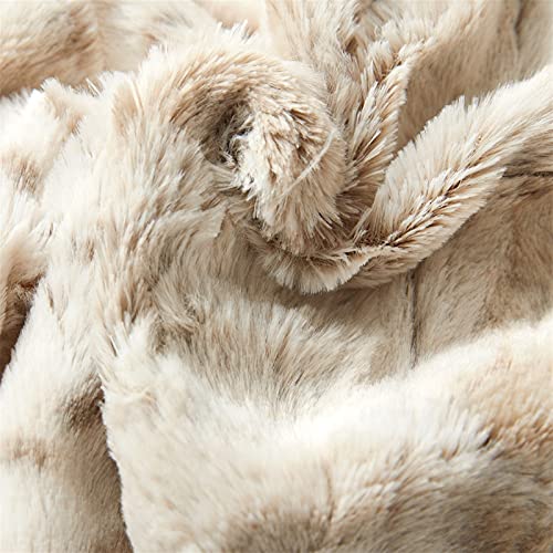 Couverture microfibre PV peluche douce chaleur plaid canapé portable - 5