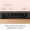 Amazon Fire TV Soundbar Plus, 3.1 channel, all-in-one design, Dolby Atmos, DTS:X, clear dialogue