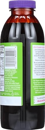 Wholesome Sweeteners Blackstrap Molasses 48x 16 Oz