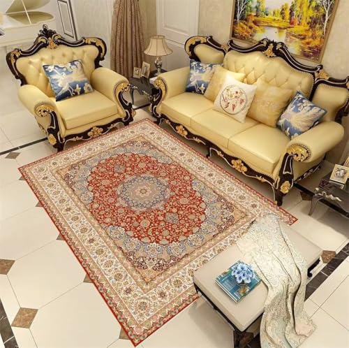 Tapis long carpette chambre gris 90x180cm antidérapant et résistant à l'usure