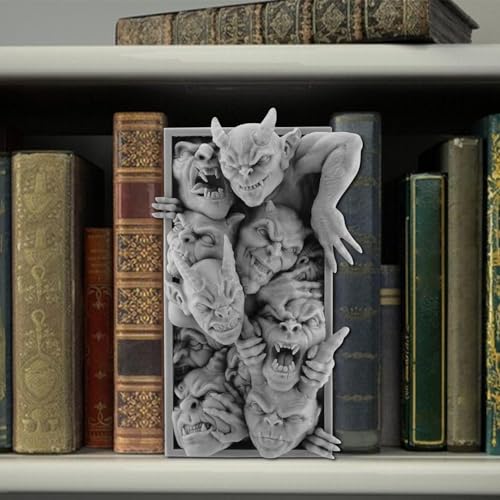 Sujetalibros de Fantasma Decoración Gótica para Crear Ambientes Espeluznantes en tu Oficina 4