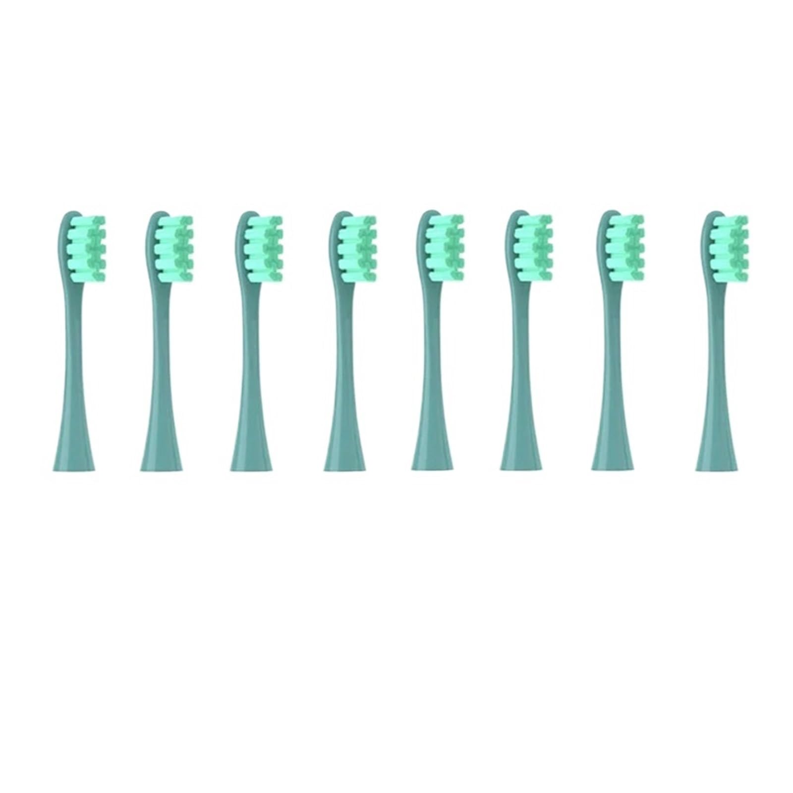Testine, Compatibile Con Oclean, Flow X X PRO Z1 | F1 One Air 2 SE Air 2T X10, testine di ricambio, silicone, da 4 a 16 testine(8 Green)