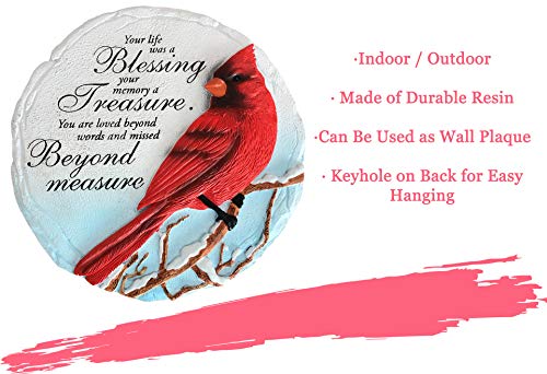 Spoontiques - Garden Décor - Cardinal Stepping Stone - Decorative Stone For Garden #TOP5