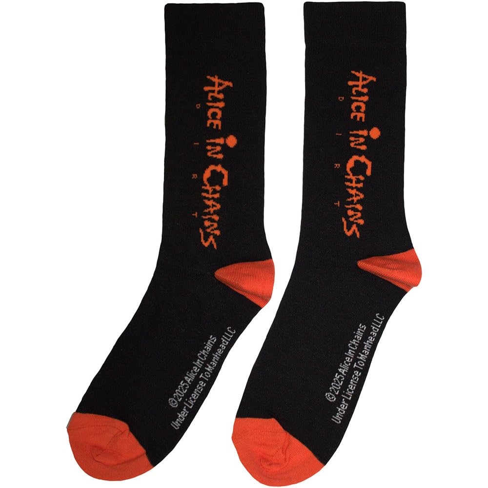 Alice In Chains Unisex Ankle Socks Logo (Black) (UK Size 6 - 11) Official