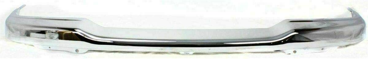 Front Bumper Chrome + Lower Valance Panel without Fog Light Holes + Reinforcement Brackets For 2004-2005 Ford Ranger 4WD Direct Replacement 1L5Z17757CA