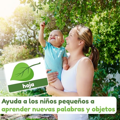 Primeiras palavras | Cartões educativos para bebés 1 2 3 anos | Flashcards primeiras palavras | Cartões de aprendizagem infantil, 101 cartões exclusivos, desde 12 meses | brinquedo desenvolvimento de