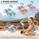 Mini Drone with Light, 15+ LED Modes Drone for Kid, Altitude-Hold, 3D Flip, Headless Mode, 3 Speed Modes, Toy Drone with Removable Guard, Best Gifts for Beginners, Teen Boys & Girls - Image 6