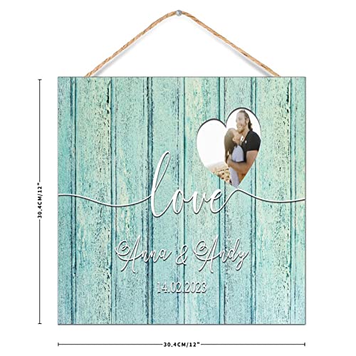 Panneau en bois cœur pour une décoration de mariage et réception