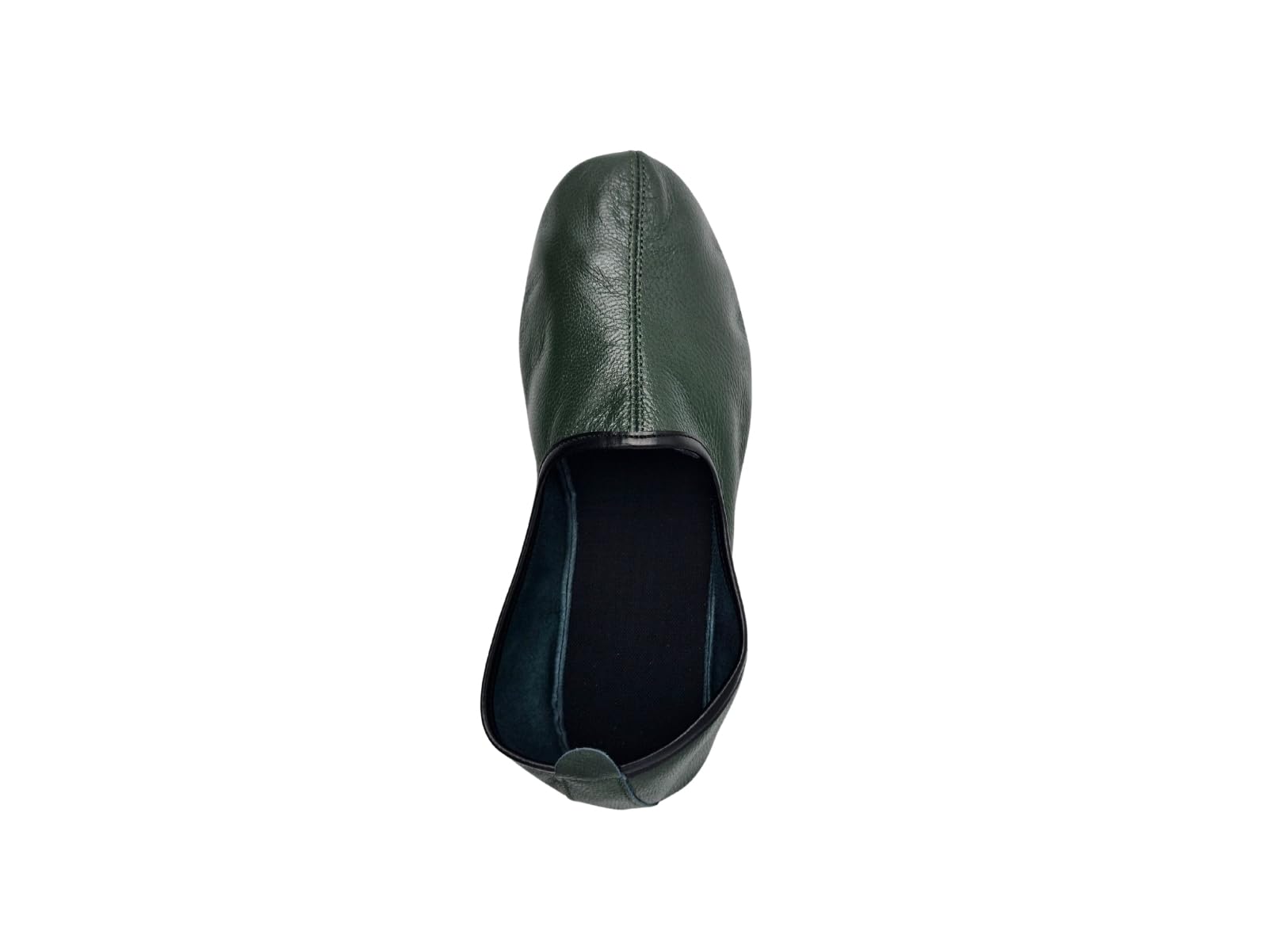 Pantofole unisex in vera pelle bordeaux – comode pantofole Babouches per la casa