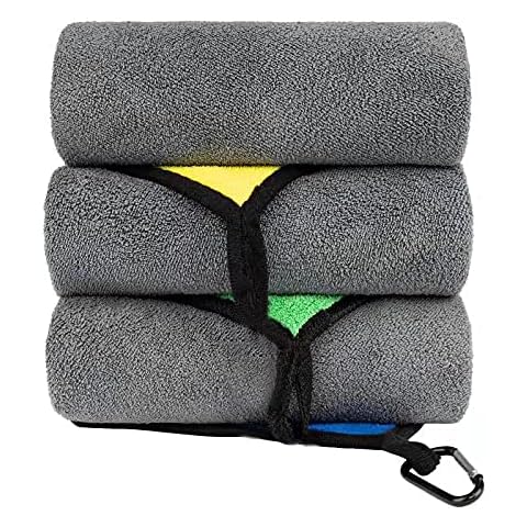 Car Drying Towels Microfiber Car Detailing Cloth 600GSM Ultrathick Cleaning Cloth with Loop Perfect for Car Interior Waxing Polishing Glasses Window Home&Kichen Cleaning 3-Pack Cover