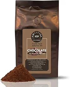 LUCAFELI Café Gourmet Aromatizado Chocolate 100% Arábica Moído 500g