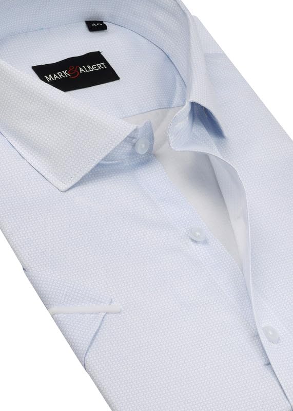 Image of MARK & ALBERT Mens Half Sleeves Printed Shirt