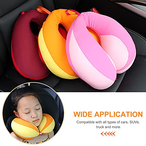 MOVKZACV Kids Neck Travel Pillow, Remarkable Head Chin Neck Support U-Shaped Pillows for Child, Toddlers – Relax and Sleep Soundly Anytime