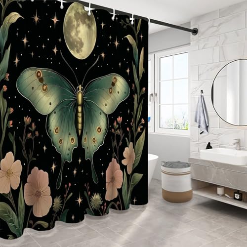 Rideau douche anti éclaboussure tissu imperméable pour sol toujours sec - 4