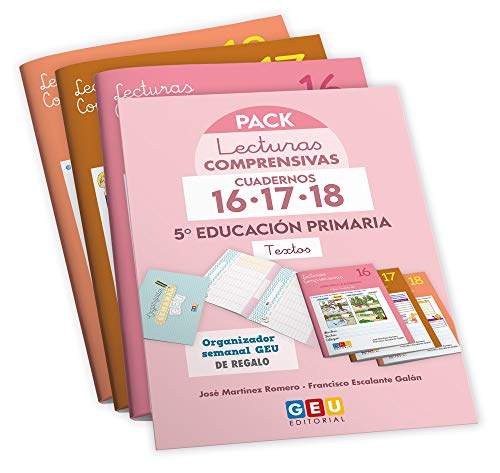 Pack Lecturas Comprensivas 5º Educación Primaria Apoyo y Comprensión Lectora