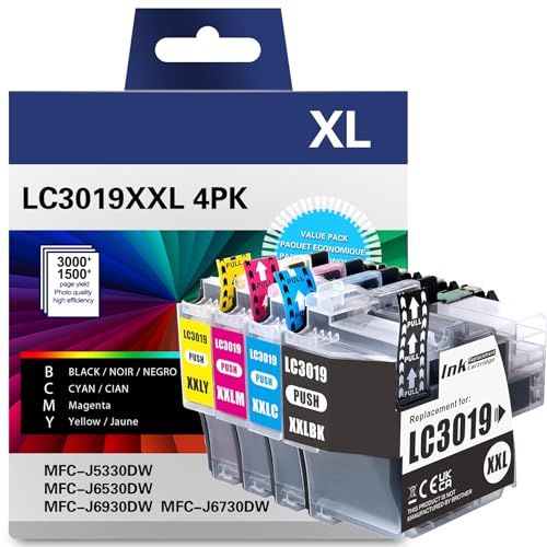 Cartouches LC3019XXL compatibles Brother pour éviter les pannes sur MFC-J6730DW