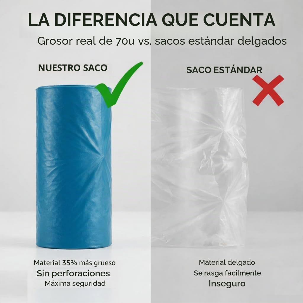 Bolsas de basura de 240 litros, extra fuertes, 70 μ azul, resistentes, bolsas de basura XXL, industriales y de oficina, extremadamente resistentes, estables para cubos de basura (azul, 50 piezas)