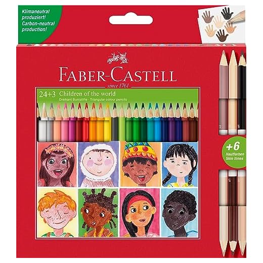 Faber-Castell - 511515 Caja 24 lápices. Colores + 3 Bicolores.