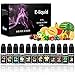 Produktbild E Liquids ohne Nikotin, E-liquids 12 X 10mL, E-Zigaretten Liquid Set 70VG/30PG Refill Electronic Cigarette, E liquid Fertig Gemischt für Elektronische Zigaretten, Zigarre, Shisha