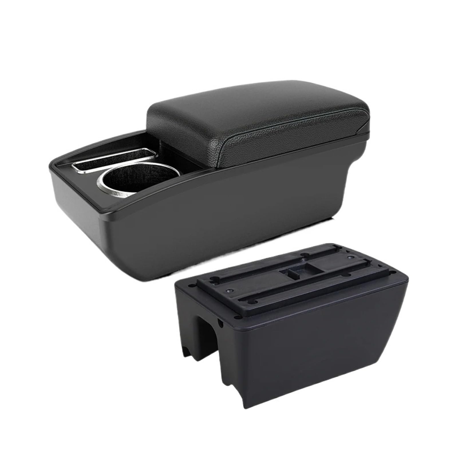 UMDJJU For Suzuki For Ertiga Armrest Interior Center Console Storage Box Used As An Automotive Styling Accessory Car Centre Console Armrest Box(A3 Black white NOUSB)