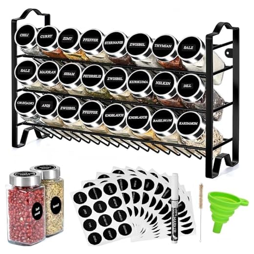 Porta Spezie Metallo 24 Barattoli