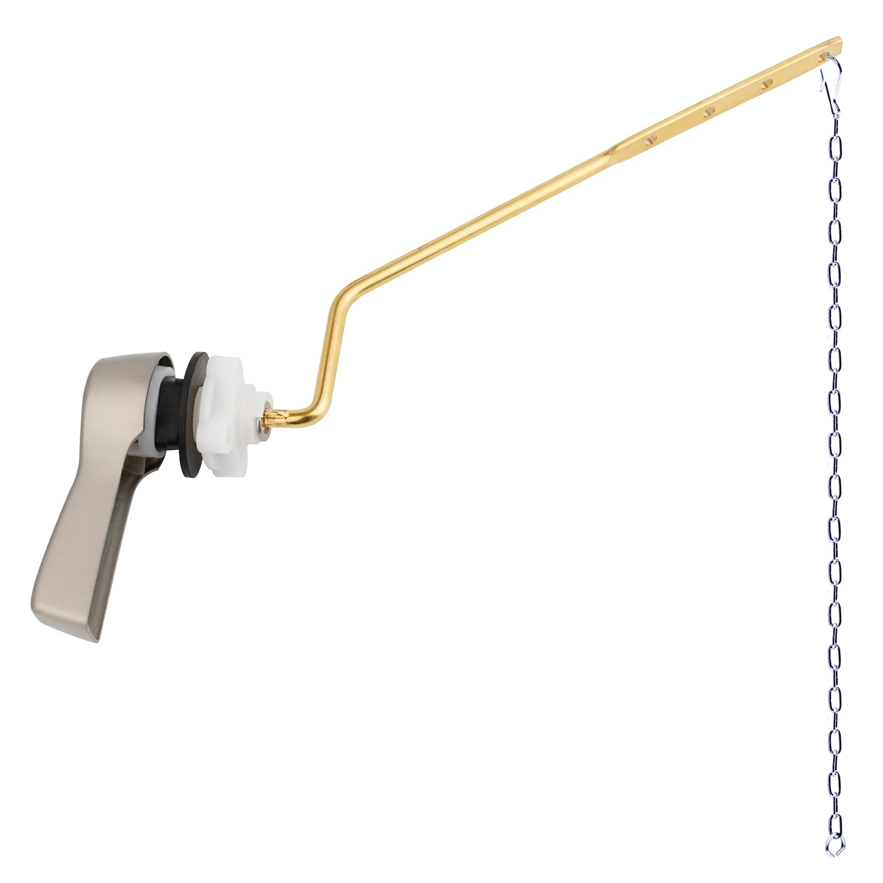 Hibbent Universal Metal Side Mount Toilet Handle Replacement Kit