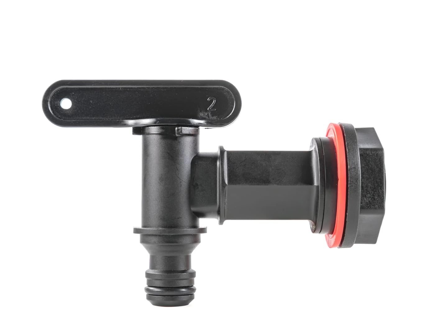 Water Butt Tap Adapter Plastic Barrel Connector, Hozelock-Compatible 3/4" Fitting, Rainwater Collection, Garden Hose Nozzle for Rain Barrels & Beer Kegs