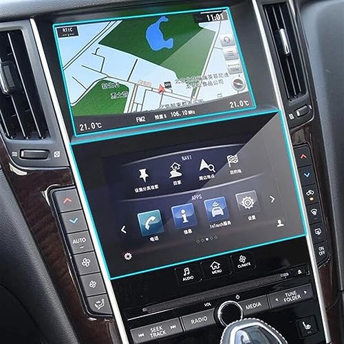 Verre trempé Infiniti Q50 Q60 anti-rayures 9H pour écran tactile GPS