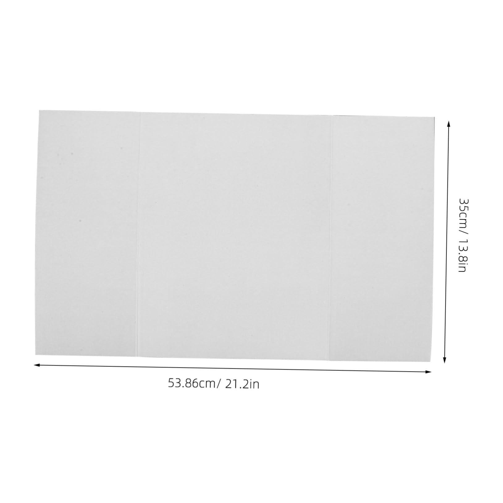 Faltbare Weiße Trifold Poster Board Präsentationstafel mit Doppelseitigem Klebeband Teiliges Vielseitig für Messen Ausstellungen und Professionelle Präsentationen