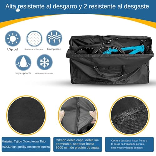 Bolsa de viaje para bicicleta en avión impermeable que evita roturas de cuadro 7
