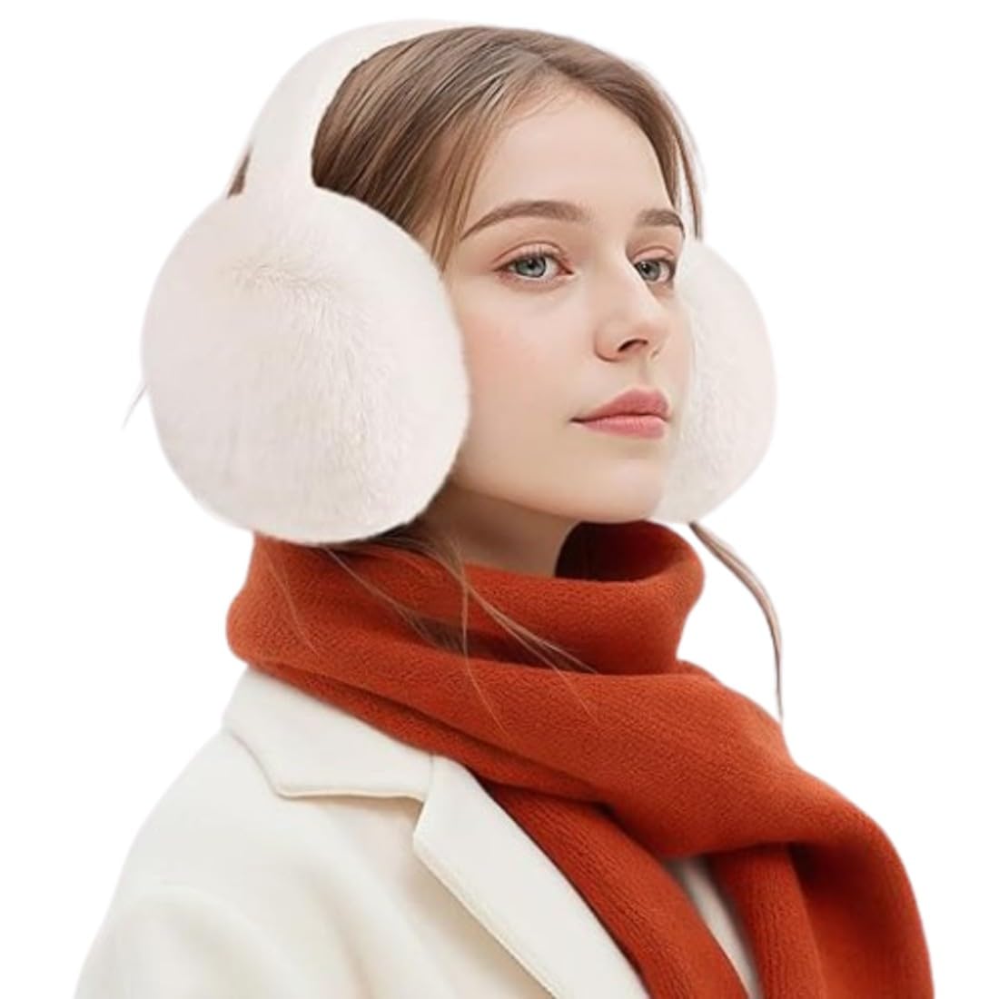 zonkar Ear Muffs Winter Women Men Soft Earmuffs Cute Ear Covers Cold Weather Fluffy Ear Warmers Headband Winter Accessories-picture-17