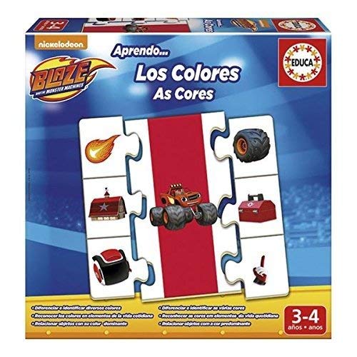 Educa - Blaze - Los Colores, Juego Educativo Borrás 16993, Color, Modelo Surtido