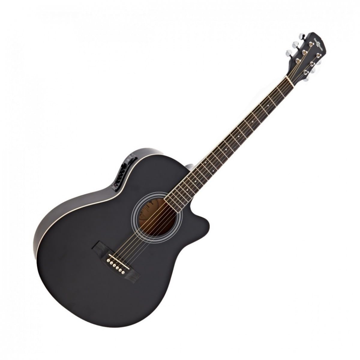 ElektroAkustikgitarre Starter Pack von Gear4music, schwarz