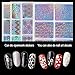 174-piece set Suitable for Nail Art Pens Set, Includes 150 Nail Art Stickers And 24 Nail Art Templates With 72 Different Designs, Diy Salon 12 Sizes