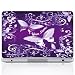 Meffort Inc Personalized Laptop Notebook Skin Sticker Cover Art Decal, Customize Your Name (15.6 Inch, Purple Butterfly)