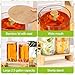 Honeydak 2 Pack 2.5 Gallon Glass Drink Dispenser with Stand, Bamboo Lid, Stainless Steel Spigot, Leakproof Beverage Dispensers for Parties, Lemonade, Iced Tea, Juice, BBQ & Picnic
