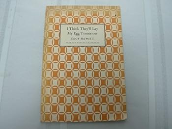 Paperback I think they'll lay my egg tomorrow (Vermont poetry chapbooks) Book