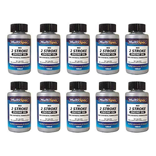 2 Stroke Oil One Shot Bottles X 10 50:1 Mix Ideal For Stihl Chainsaw