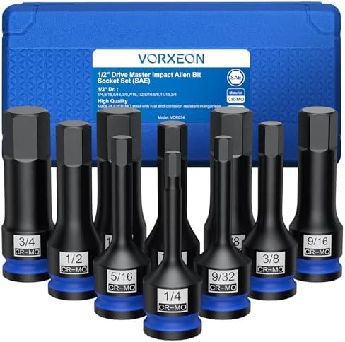 Sunex Tools 26487 1/2" Drive, Hex Drive Impact Socket, 5/8